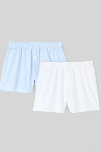 Lot de 2 caleçons unis