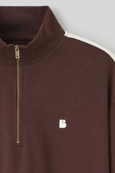 Sweat col montant à bande