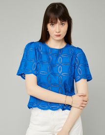 Blouse en broderie anglaise