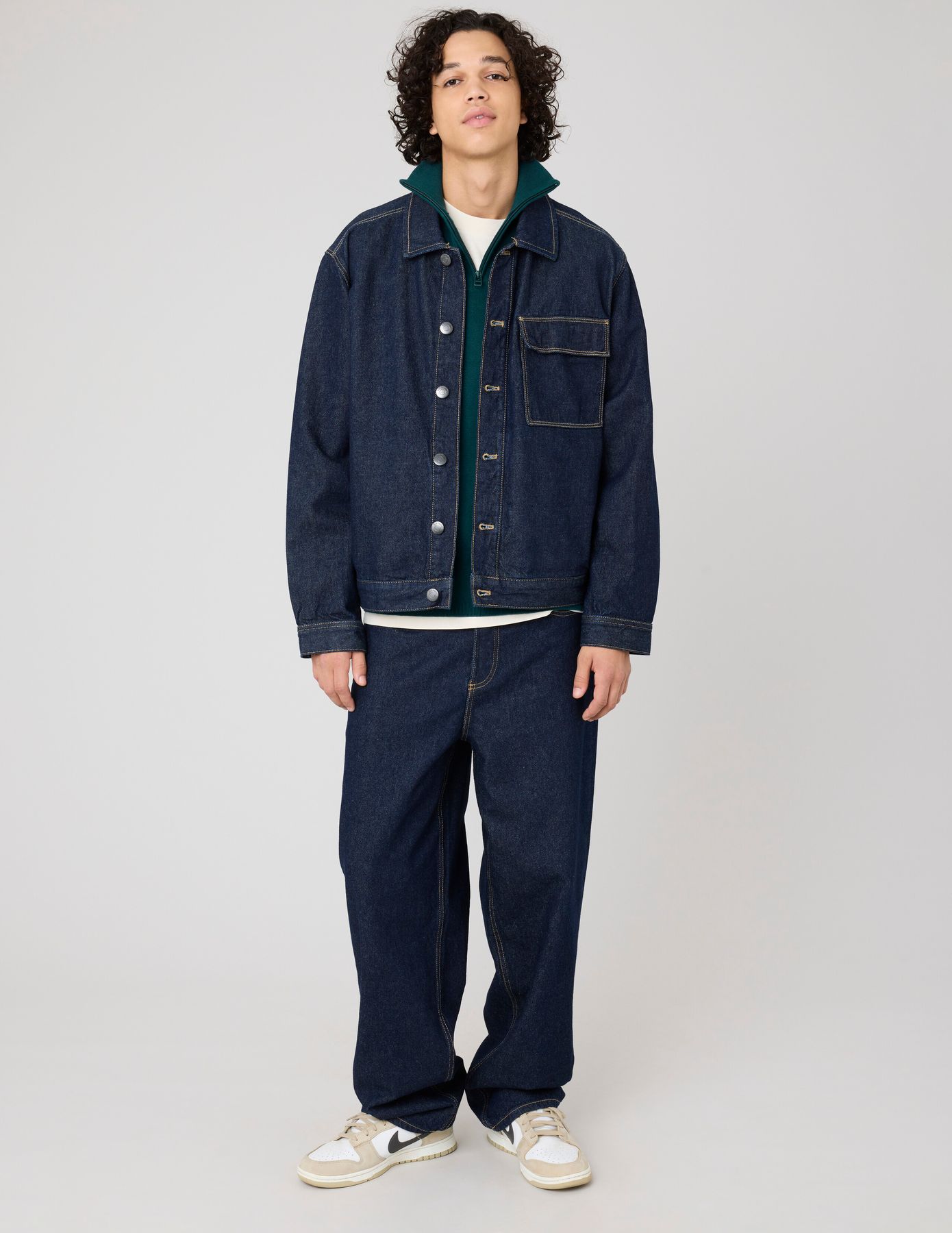 Pull col montant zippé