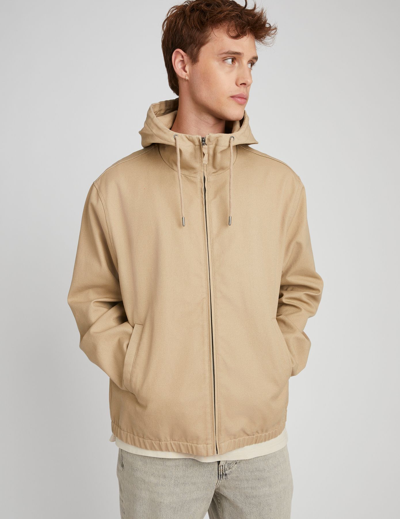 Blouson à capuche zippée