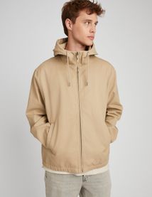 Blouson à capuche zippée