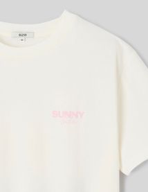 T-shirt imprim&eacute; devant / dos