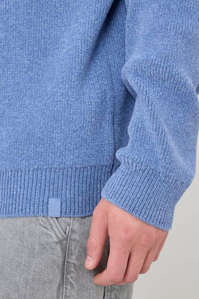 Pull chenille col montant