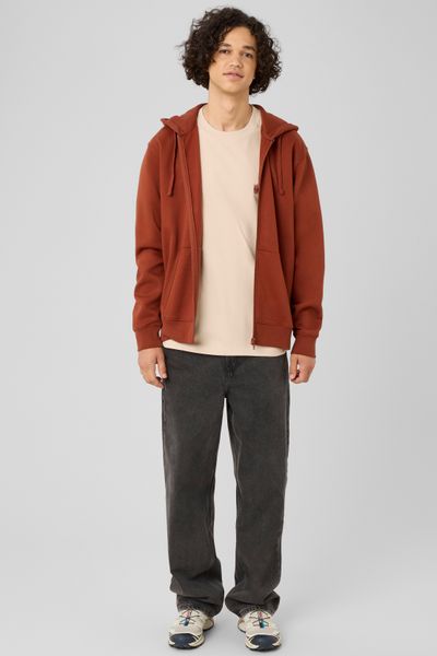 Sweat zipp&eacute; &agrave; capuche
