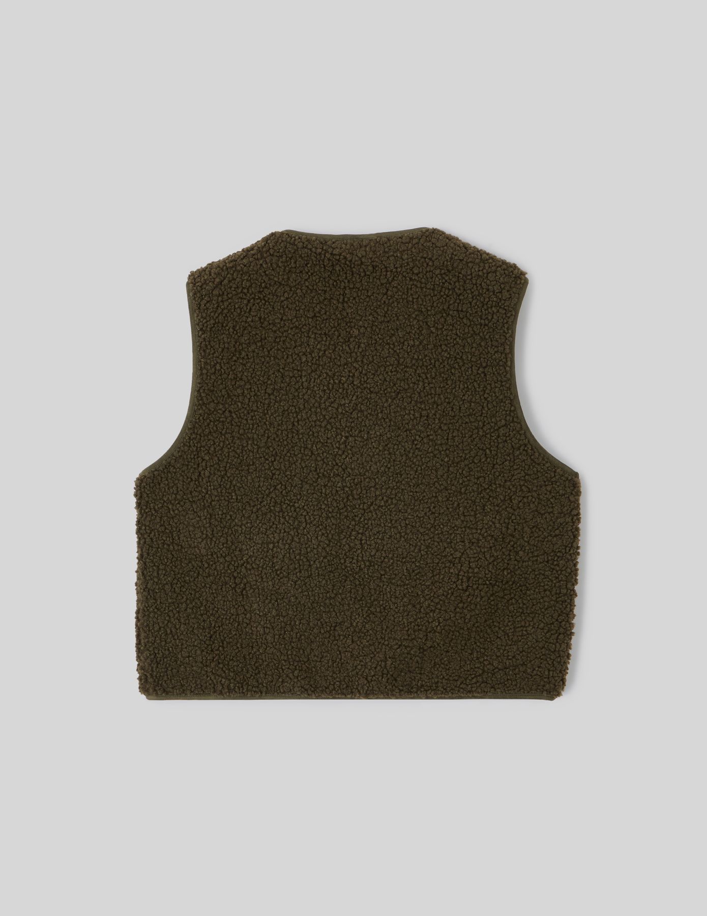 Gilet sans manches en sherpa