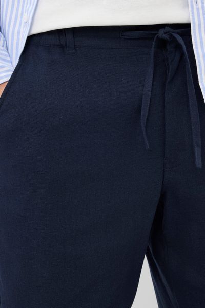 Pantalon de ville fluide viscose lin