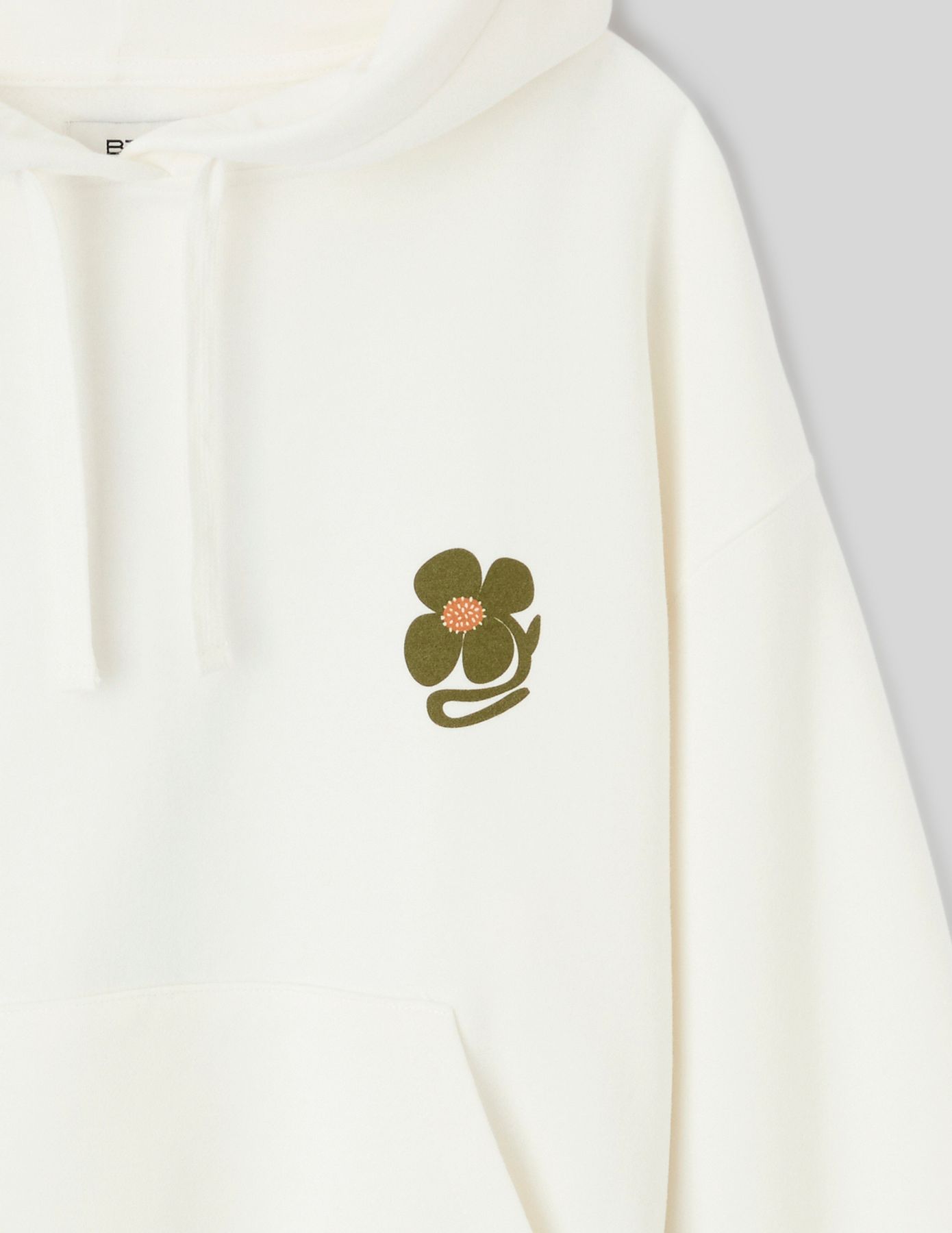 Sweat &agrave; capuche imprim&eacute; devant / dos