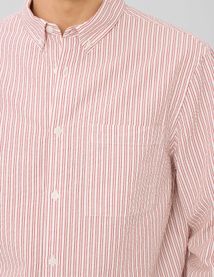 Chemise manches longues ray&eacute;e