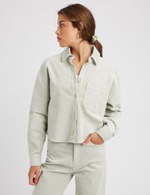 Ensemble surchemise/pantalon velours