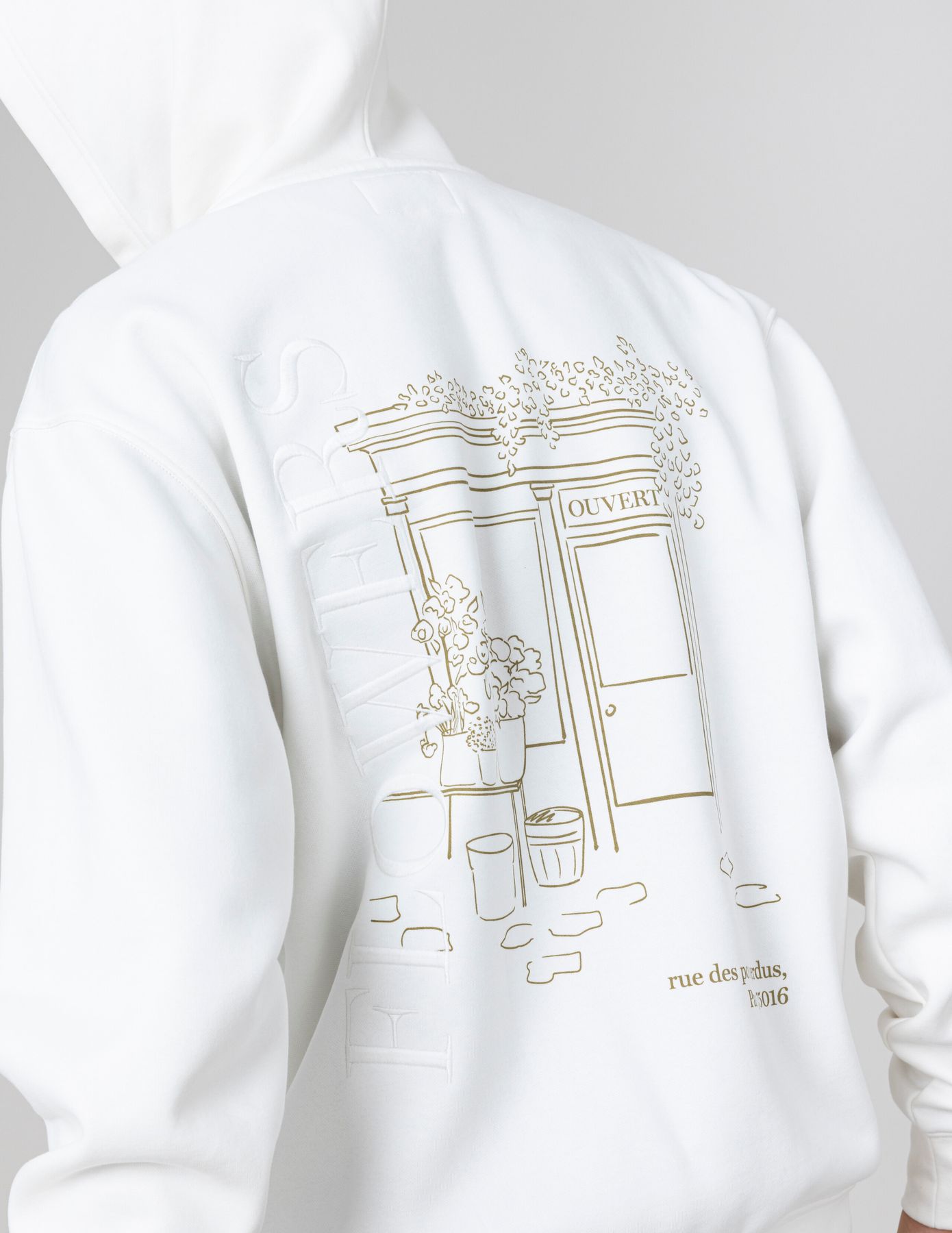 Sweat zippé animation devant/dos