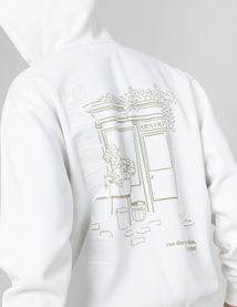 Sweat zippé animation devant/dos