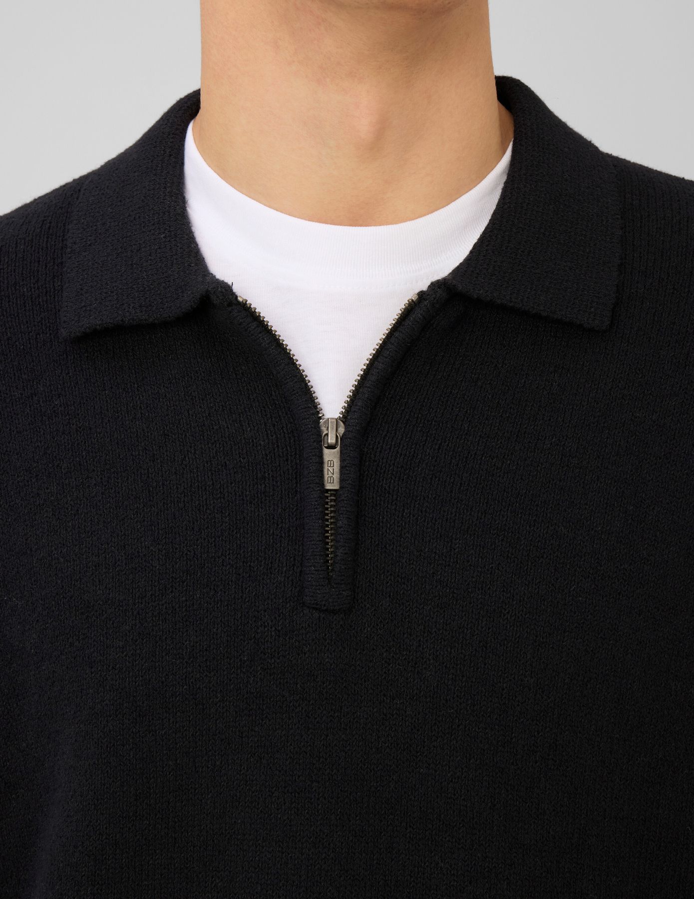 Pull col polo zipp&eacute;