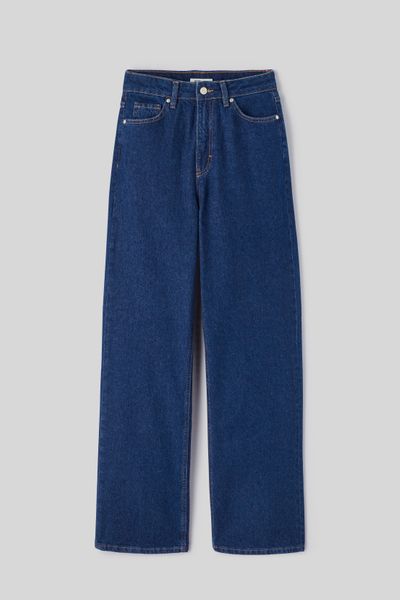 Jean straight taille haute