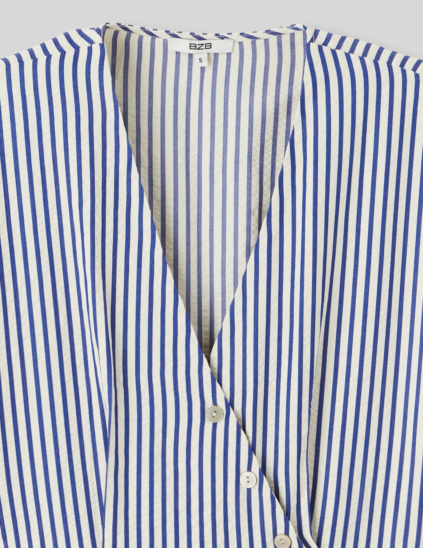 Robe courte rayée