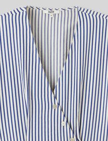 Robe courte rayée