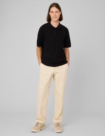 Polo maille c&ocirc;tel&eacute;e