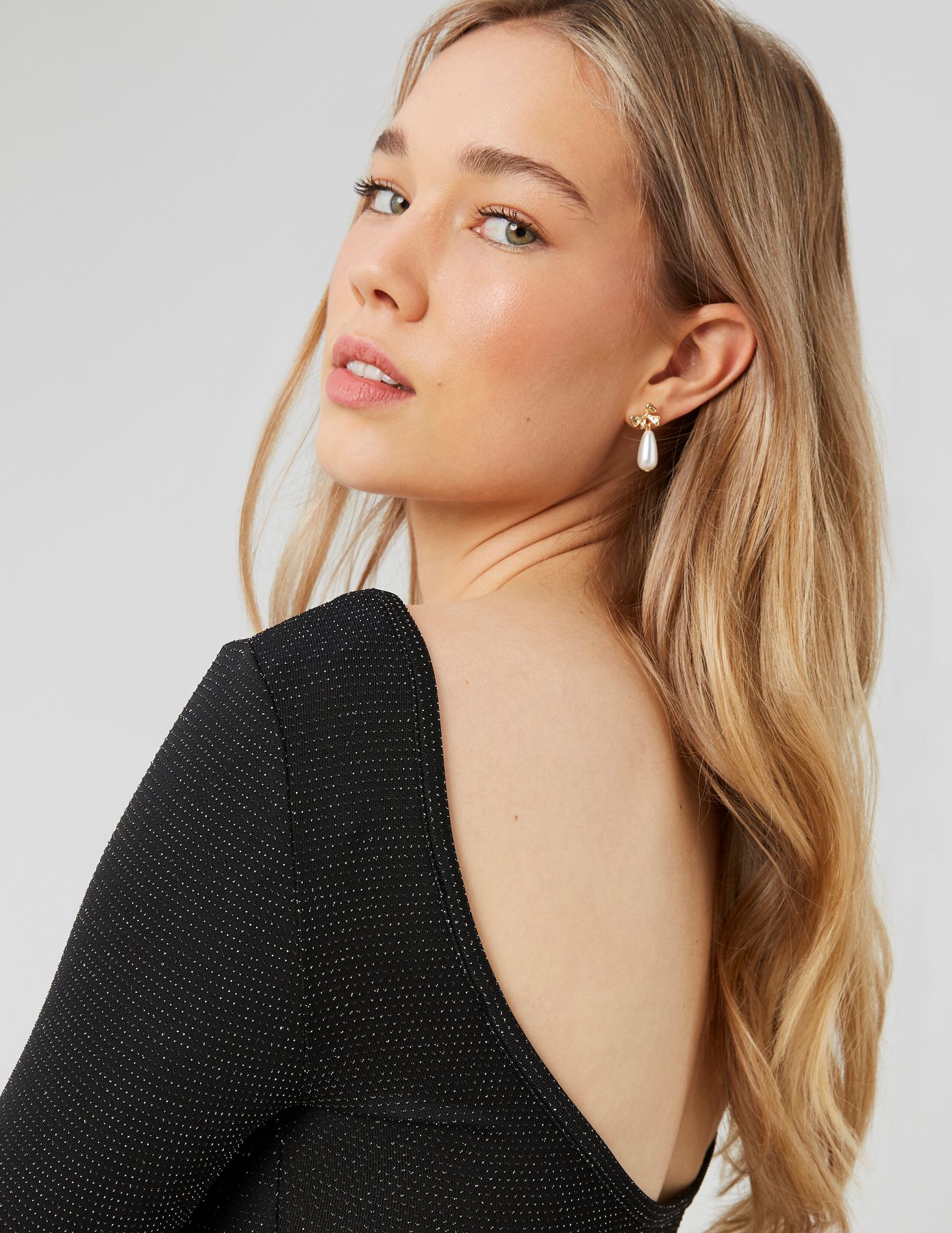 Body dos nu pailleté