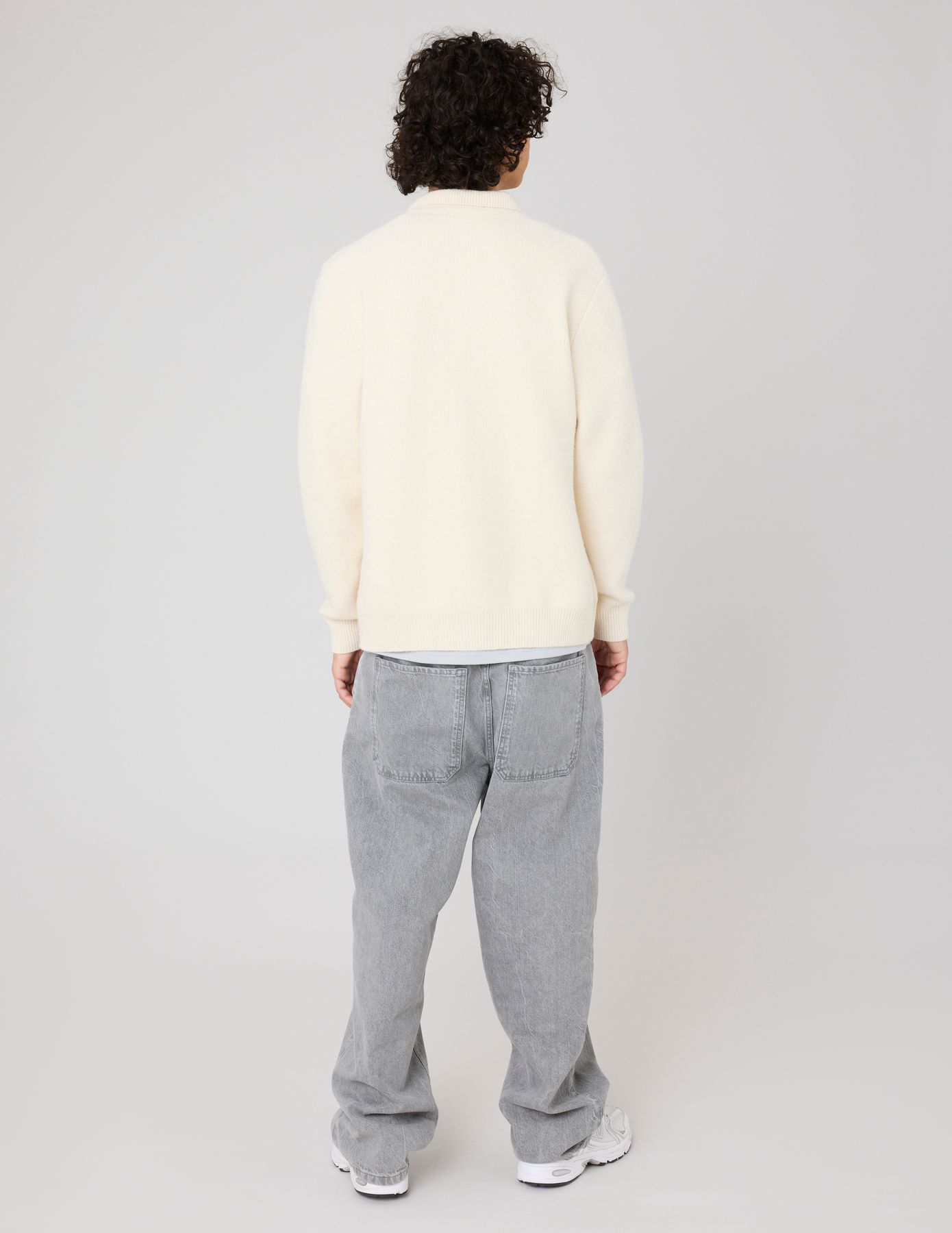 Cardigan col polo