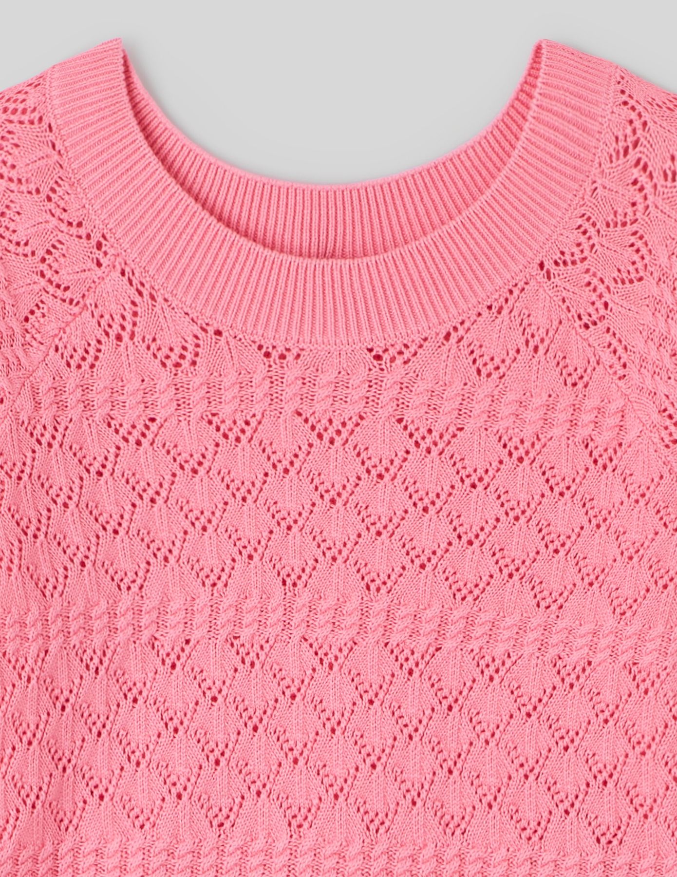 Pull en coton ajouré