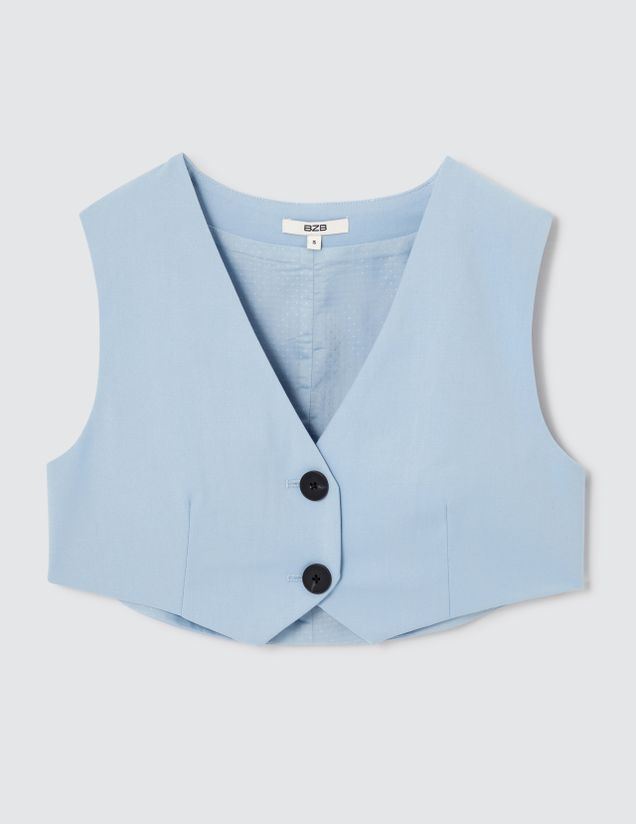Gilet de costume court