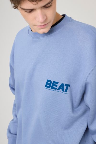 Sweat imprimé devant/dos