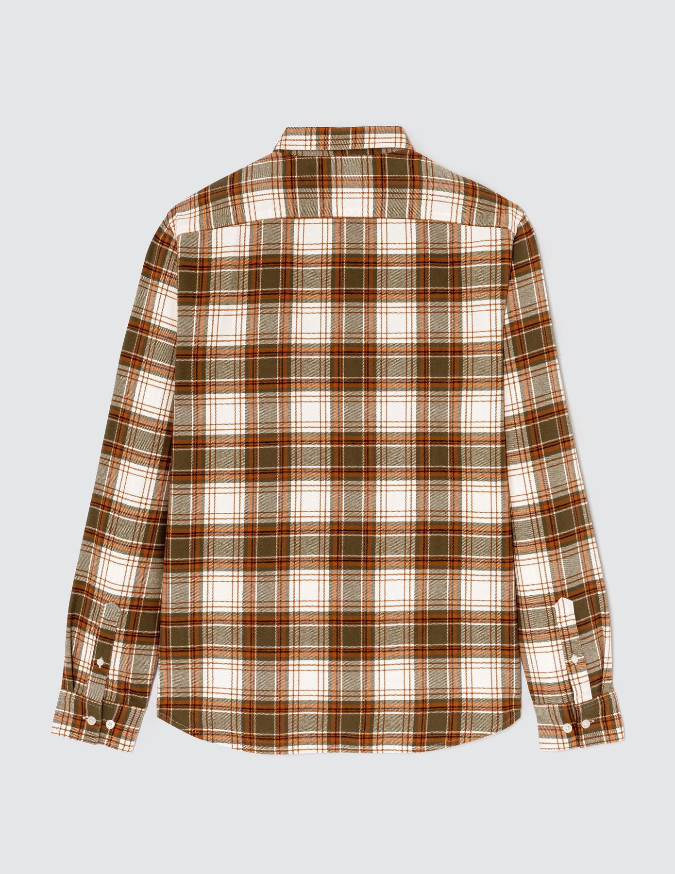 Chemise droite à carreaux