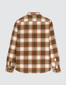 Chemise droite à carreaux