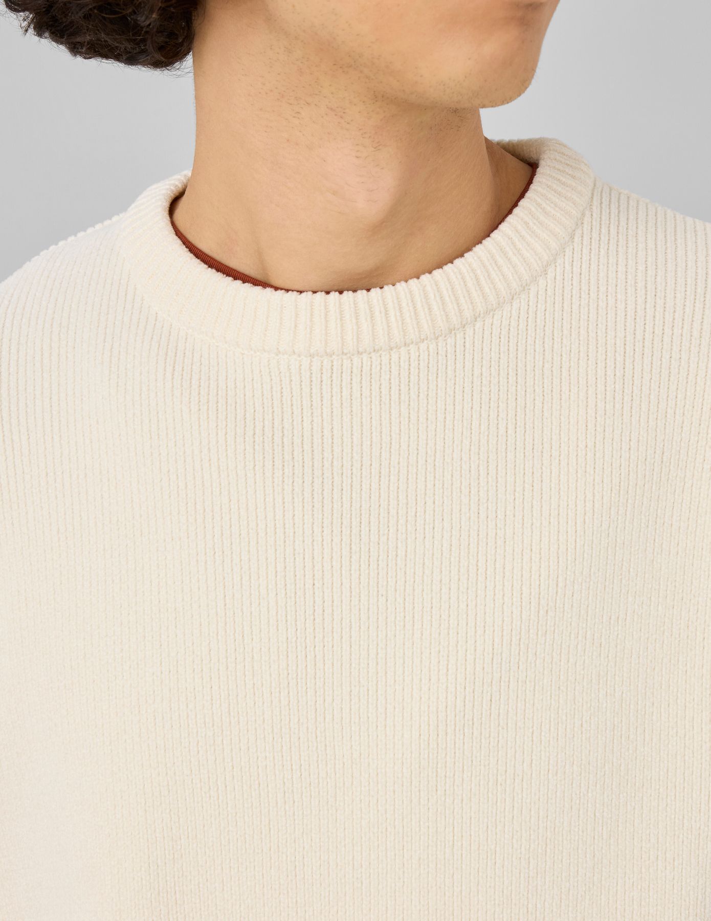 Pull maille chenille