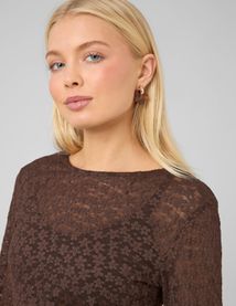 T-shirt dentelle