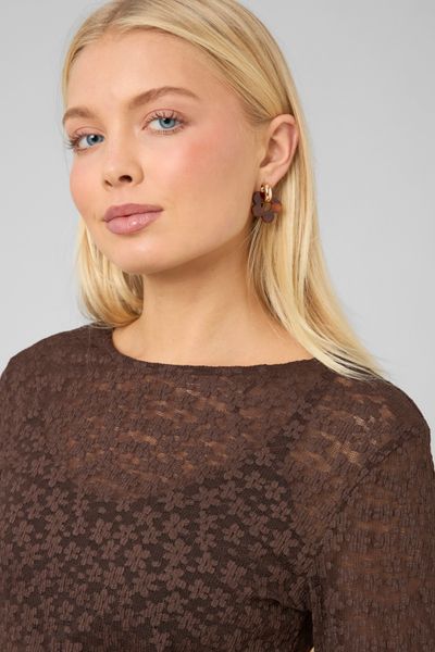 T-shirt dentelle