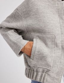 Veste bombardier en laine