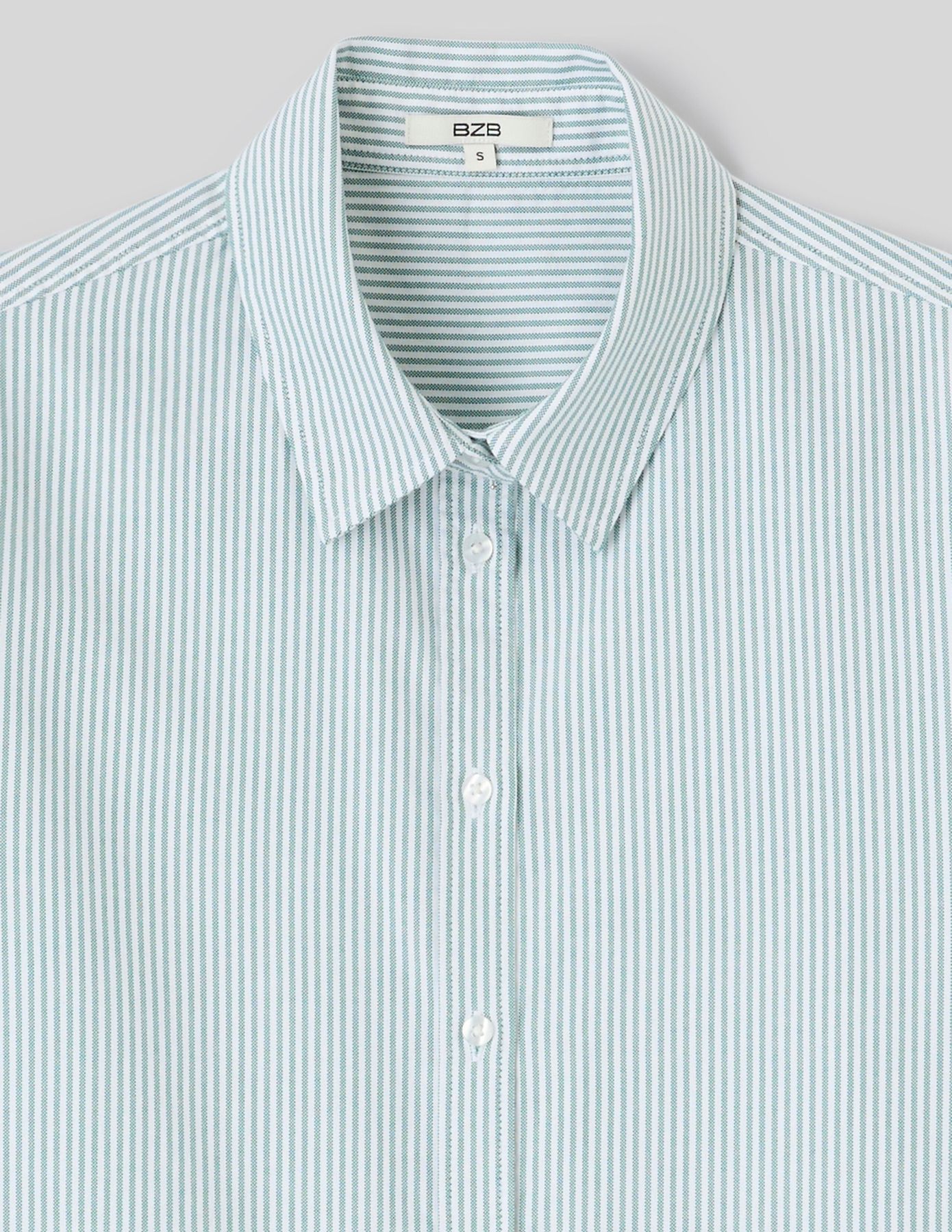 Chemise ray&eacute;e manches longues