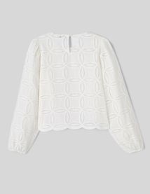 Blouse en broderie anglaise