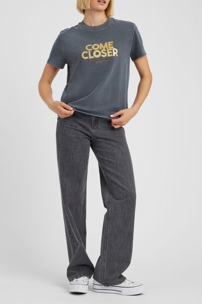 T-shirt imprim&eacute; paillettes