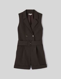 Combinaison short ray&eacute;