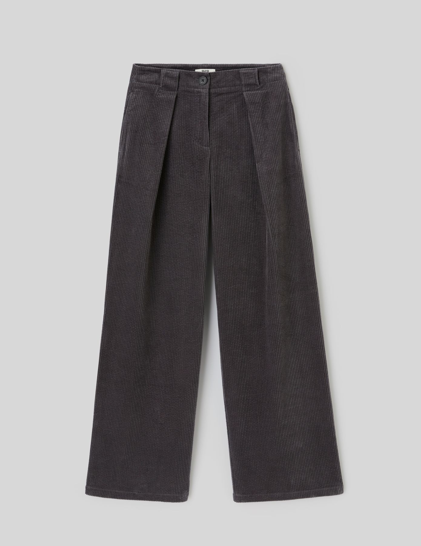 Pantalon large en velours