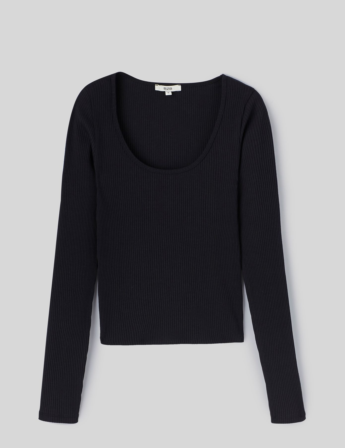 T-shirt manches longues uni