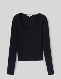 T-shirt manches longues uni