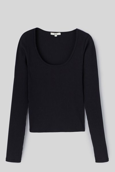 T-shirt manches longues uni