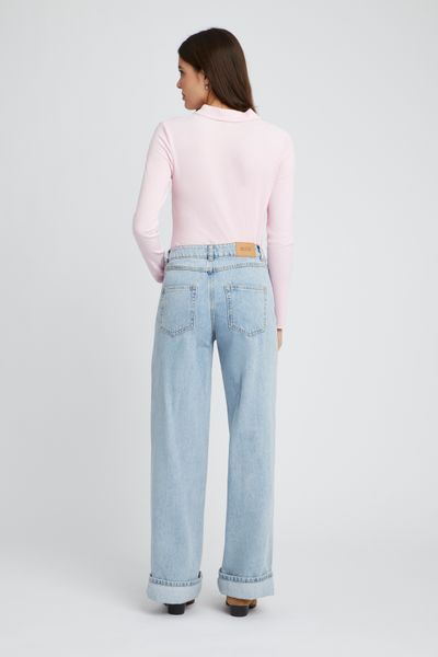 Jean wide leg revers