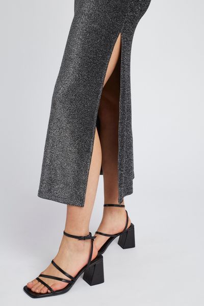 Robe longue à paillettes