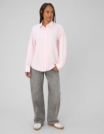 Chemise ray&eacute;e manches longues