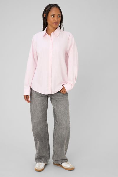 Chemise ray&eacute;e manches longues