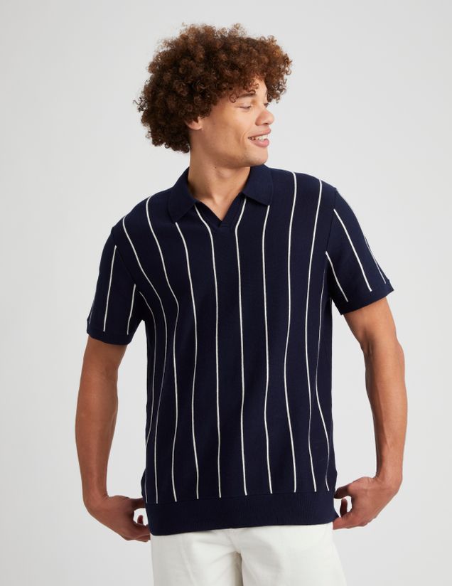 Polo à rayures