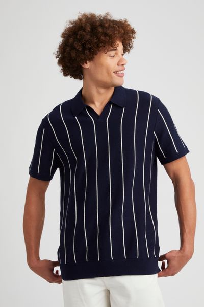 Polo à rayures