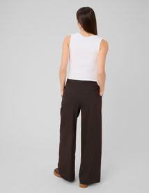 Pantalon ray&eacute; &agrave; pince