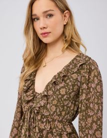 Robe imprim&eacute; fleuri