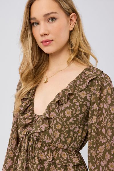 Robe imprim&eacute; fleuri