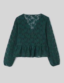 T-shirt en crochet &agrave; nouer